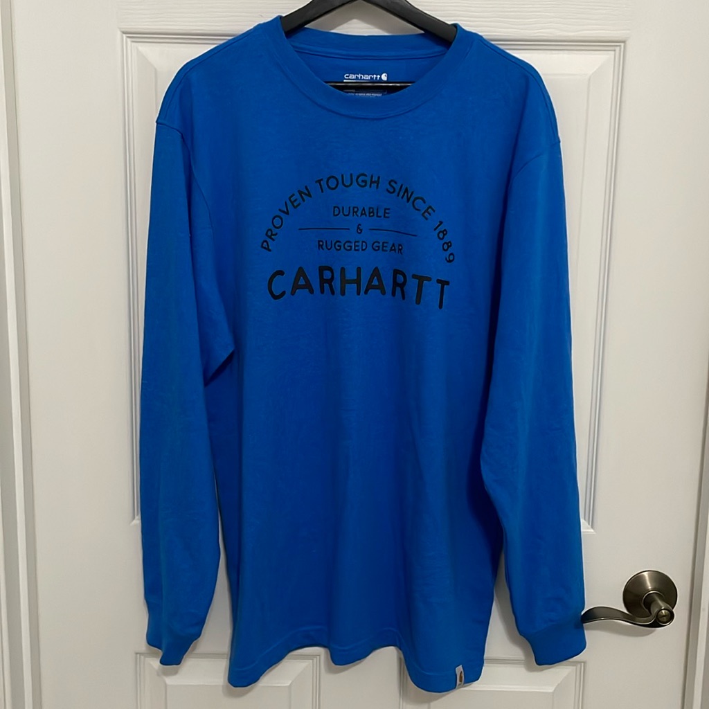 Carhartt Men's Loose Fit Blue Longsleeve